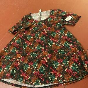 Lularoe xs perfect t floral print new with tag